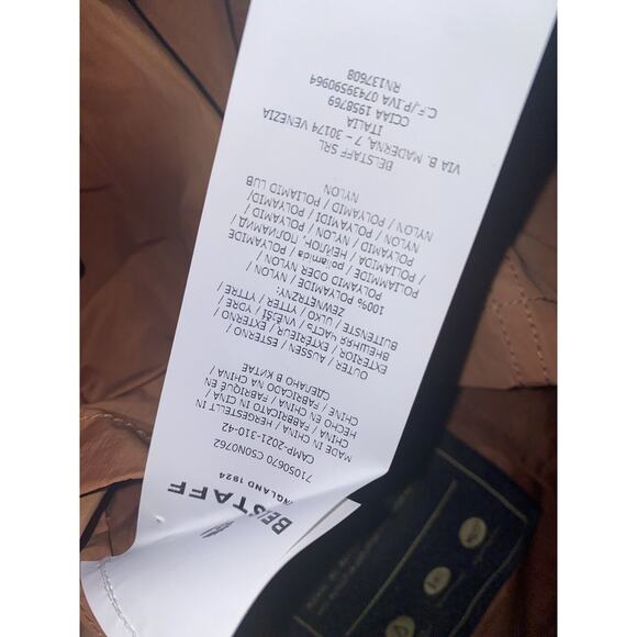 BELSTAFF Tactical Overshirt‎ Jacket Men Size Medium New Tags Amber Brown Sample - Picture 9 of 11